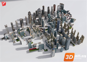 Environment element Skp Files 